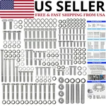 Stainless Steel Hex Kit Ford 260 289 302 Engines - 228 Pcs Nuts & Bolts. Fixed Price $54.34.