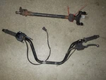 2003 Suzuki Vinson 500 Steering Stem Handlebars Thumb Throttle Switch 4WD. Fixed Price $98.99.