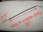 Hensim 50CC 70CC 90CC Tierra Atv Brake Cable (black :22" Free Wire: 3.5"). Fixed Price $19.95.