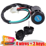 Ignition Key Switch For Chinese Quad Atv 50CC 70CC 90CC 110CC 125CC Taotao Sunl. Fixed Price $9.99.