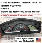 UTV1000 Assembly (speedometer), 36100-119-0000. Fixed Price $165.99.