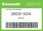 Kawasaki Genuine Harness 26031-S014. Fixed Price $221.12.