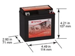 Power Sonic PTX5LBS-FS 80CCA Battery (replacement) By Sigmastek. Fixed Price $21.49.