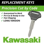Kawasaki Replacement Key Cut Code Z5251-Z5500 Motorcycle Long Version. Fixed Price $13.99.