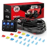 Nilight 16AWG Led Bar Wiring Harness Kit 12V On/off 3 Gang. Fixed Price $35.99.