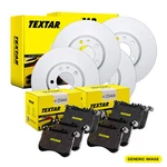 Textar Brake Discs & Pads Front Rear Braking Service Set Fits Mg Express. Fixed Price $175.96.