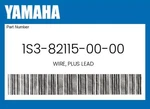 Yamaha Genuine Wire, Plus Lead 1S3-82115-00-00. Fixed Price $37.37.