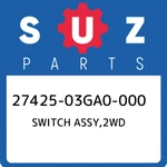 27425-03GA0-000 Suzuki Switch ASSY,2WD 2742503GA0000, New Genuine Oem Part. Fixed Price $100.73.