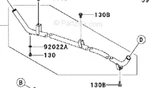 Kawasaki Oem Part Pipe, Rh Fr 32154-7503. Fixed Price $108.51.