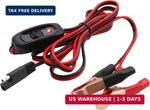 Mxuteuk 8FT Sae 16AWG Wire Harness With On/off Switch Gold Alligator CLIPS,12V. Fixed Price $20.23.