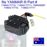 Fits Yanmar 12V Voltage Regulator Rectifier 119640-77710 119640-77711 YMR000897. Fixed Price $92.87.