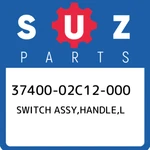 37400-02C12-000 Suzuki Switch Assy,handle,l 3740002C12000, New Genuine Oem Part. Fixed Price $152.36.