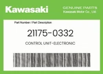 Kawasaki Genuine Control Unit-electronic 21175-0332. Fixed Price $838.24.