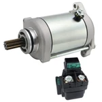 31100-44D20 Starter With Relay For Suzuki Vinson 4X4 LT-F500F 2003-2007. Fixed Price $55.52.