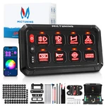 Mictuning Multifunction 8 Gang Switch Panel - App Control Rgb Toggle Pod. Fixed Price $130.48.