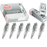 6 Pcs Ngk V-power Spark Plugs 1955-1970 Ford Fairlane 3.3L 3.7L 4.1L Bv. Fixed Price $26.56.