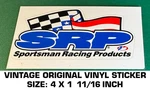 Je Pistons Sportsman Racing Products - Vintage Original Vinyl Decal Sticker. Fixed Price $5.11.