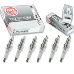 Pcs Ngk V-power Spark Plugs For 1984-1987 Bmw 325E 2.7L L6 Engine Kit Wt. Fixed Price $29.45.