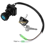 Ignition Key Switch For 1988-2003 Kawasaki Bayou KLF300B 27005-1132. Fixed Price $10.52.