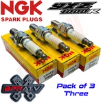 Set Of 3 Three Ngk 6955 Spark Plugs CR9EB For Yamaha Head Kit. Fixed Price $28.49.