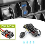 Wsays Led Rear Light Wiring Harness Kit For Polaris Rzr General Ranger Pulse Bar. Fixed Price $32.99.