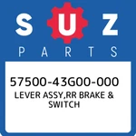 57500-43G00-000 Suzuki Lever Assy,rr Brake & Switch 5750043G00000, New Genuine O. Fixed Price $157.87.