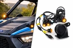 Kemimoto Utv Turn Signal Kit W/ Horn Led Lights Wiring Harness Polaris Rzr Can-a. Fixed Price $36.00.
