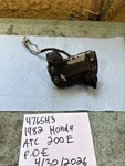 1982 Honda Atc 200 Key Switch Ignition Dash Panel 476. Fixed Price $45.00.