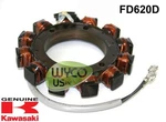 Oem Charging Coil, Kawasaki 59031-2108, 59031-2096, Some FD620D Engines, 12E5. Fixed Price $168.00.