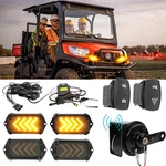 For Kubota RTV-X1140W Utility Utv Led Turn Signals + Horn Rocker Switch Kit. Fixed Price $89.82.