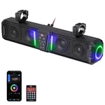 Kemimoto Upgraded Utv Sound Bar Midnight 60 26" Marine Speakers Rgb Waterproof. Fixed Price $179.39.