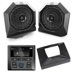 Speakers+pods+bluetooth Receiver+dash Kit For 2014-2018 Polaris Rzr XP1000/900. Fixed Price $439.00.
