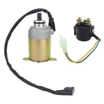 New Starter Motor Replacement For GY6 150CC Scooter With Solenoid Relay. Fixed Price $28.95.