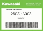 Kawasaki Genuine Harness 26031-S003. Fixed Price $302.97.