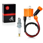 Ignition Coil Pack & Spark Plug + Cap For Arctic Cat 500 4X4 1999-2009 3430-007. Fixed Price $13.99.