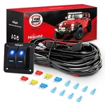 Nilight 16AWG Led Bar Wiring Harness Kit 12V Gang Rocker Switch Panel. Fixed Price $35.99.