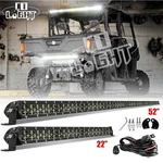 For 2016-25 Can Am Defender HD5/HD8/HD10 Rear 52" + 22" Led Light Bar Wire Kit. Fixed Price $135.42.