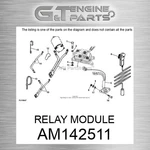 AM142511 Relay Module Fits John Deere (surplus Open Box). Fixed Price $254.18.