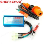 Racing Cdi Box Ignition Coil Spark Plug For GY6 50CC-150CC Atv Moped Scooters. Fixed Price $23.66.