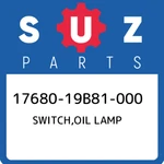 17680-19B81-000 Suzuki Switch,oil Lamp 1768019B81000, New Genuine Oem Part. Fixed Price $173.92.