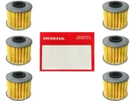 6 Pack Oem Honda Oil Filter 15412-MGS-D21 Fits Talon / Pioneer Crf 1000. Fixed Price $57.12.