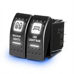 Kemimoto Atv Utv Light Rocker Switch 5PIN Toggle On-off Led Bar & White. Fixed Price $32.35.