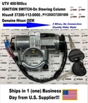 Utv 400/800CC, Ignition Switch-on Steering, Old Style #37200-112-0000,HISUN,ETC.. Fixed Price $64.99.
