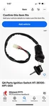 Qa Parts Ignition Switch HT-35100-HP1-003. Fixed Price $14.98.