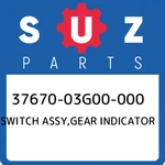 37670-03G00-000 Suzuki Switch Assy,gear Indicator 3767003G00000, New Genuine Oem. Fixed Price $96.23.