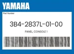 Yamaha Genuine Panel, Console 3B4-2837L-01-00. Fixed Price $127.99.