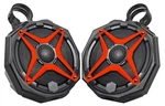6.5" Roll Cage Ssv Tower Speakers For Polaris General +pod Enclosures+red Grills. Fixed Price $379.85.