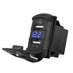 1PC 2.1A Dual Usb Charger Led Voltmeter Outlet For Cars Truck Pickup 12V. Fixed Price $15.62.