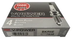 Ngk Spark Plug BKR5E 7938 4 Pack V-power Brand New In Box.. Fixed Price $18.99.