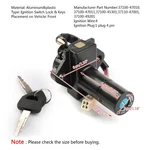 Ignition Switch Lock Keys For Suzuki Gsx 250/400/550/750/1000 GN250. Fixed Price $27.99.